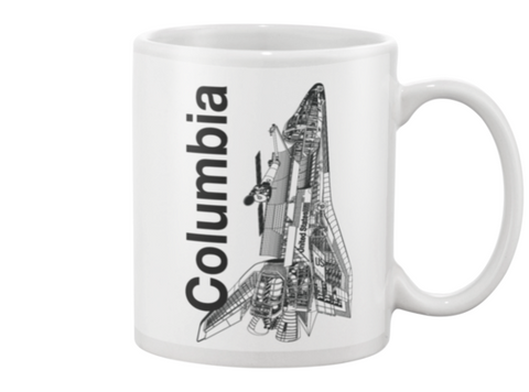 Columbia Space Shuttle Coffee Mug - Shuttlewear