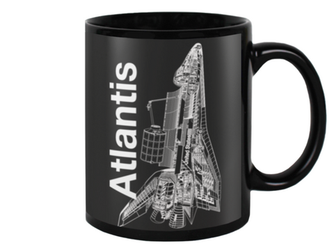 Atlantis Space Shuttle Coffee Mug - Shuttlewear